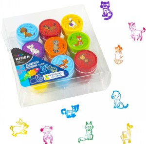 Stempelki ozdobne 9 sztuk, Kidea