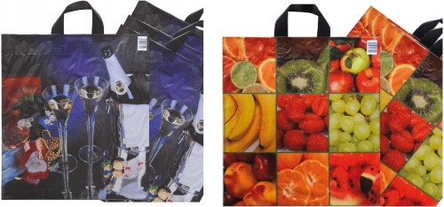 Reklamówki z rączka, 25 sztuk