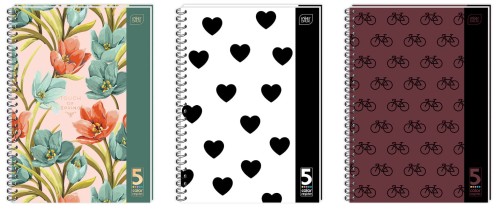 Kołonotatnik Interdruk, A-4, 100 kartek kratka z registrami