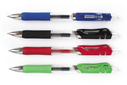 Długopis żelowy Taurus TDA-02, czerwony