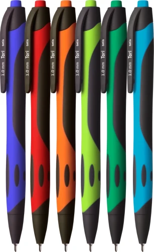 Długopis automatyczny Tetis Tori, niebieski