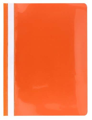 Skoroszyt plastikowy KBK A-4, pomarańczowy