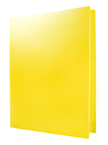 Teczka ofertowa Tetis A-4 PP żółta