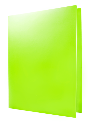 Teczka ofertowa Tetis A-4 PP zielona