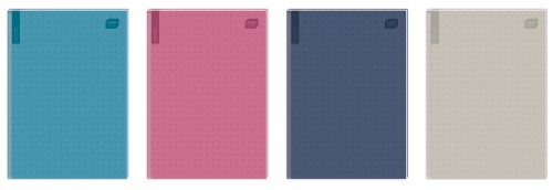 Brulion A-5 Interdruk Mat+UV Office 96 kartek, w kratkę