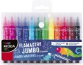 Flamastry Derform Jumbo, 12 kolorów