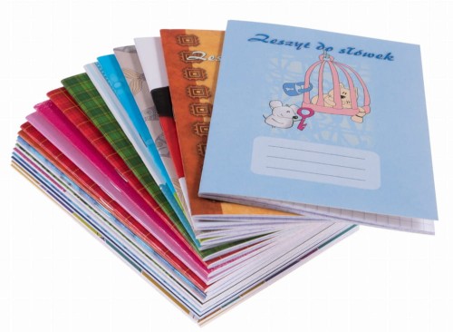 Zeszyt A-6 Kreska, 16 kartek, w kratkę, do słówek