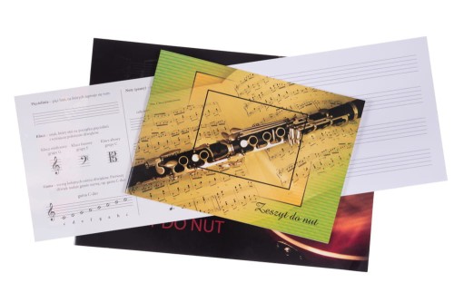 Zeszyt do nut A-5 Kreska, 16 kartek