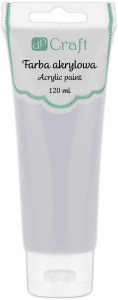 Farba akrylowa dpCraft, szara, 120ml