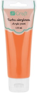 Farba akrylowa dpCraft, pomarańczowa, 120ml