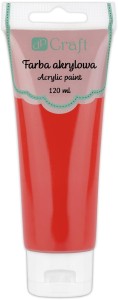 Farba akrylowa dpCraft, czerwona, 120ml