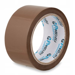 Taśma pakowa Pakeo 48mm x 66m, brązowa, cicha