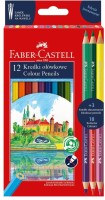 Kredki ołówkowe Faber Castell, Wawel, 12 kolorów