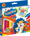 Flamastry trójkątne Jumbo  Bambino, 10 kolorów  