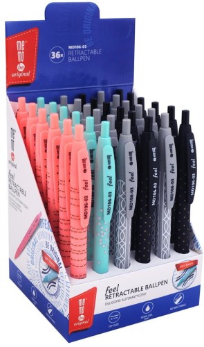 Długopis automatyczny Memobe FEEL 0,7mm, niebieski