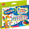 Flamastry ze stempelkami Bambino, 12 kolorów