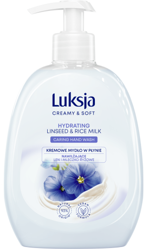 Mydło w płynie Luksja Len i Mleczko ryżowe 0,5l