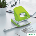 Dziurkacz Leitz duży metalowy WOW NeXXt do 30 kartek, zielony