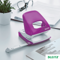 Dziurkacz Leitz duży metalowy WOW NeXXt, do 30 kartek, fioletowy