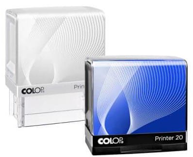 Pieczątka Colop Printer IQ 20 obudowa biała/odbicie czerwone