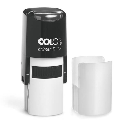 Pieczątka  Colop Printer R17 obudowa czarna/odbicie zielone