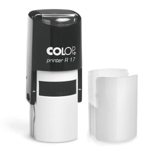 Pieczątka  Colop Printer R17 obudowa czarna/odbicie czarne