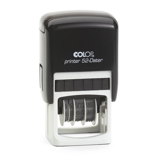 Pieczątka Colop Printer 52 datownik, odbicie czarne