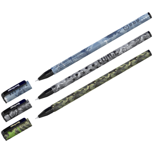 Długopis Berlingo Funline Military, niebieski