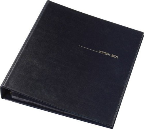 Wizytownik Panta Plast, na 400 wizytówek, czarny