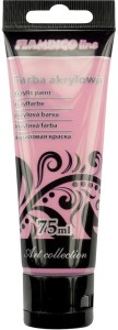 Farba akrylowa Flamingo Line Pastel, różowa, 75ml
