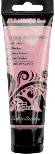 Farba akrylowa Flamingo Line Pastel, różowa, 75ml