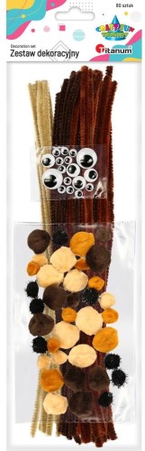 Zestaw dekoracyjny Titanum Craft-Fun Series brązowy