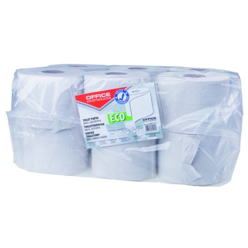 Papier toaletowy makulaturowy Office Products, 2-warstwowy, 63 m