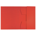 Teczka kartonowa Leitz Recycle A-4 z 3 klapkami, czerwona