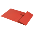 Teczka kartonowa Leitz Recycle A-4 z 3 klapkami, czerwona