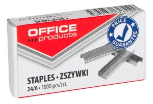 Zszywki Office Products 24/6, 1000 sztuk