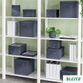 Pudło do przechowywania Leitz Fabric, średnie z pokrywą,  2 sztuki 