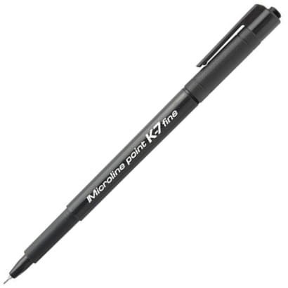 Cienkopis Kamet K-7, 0,4mm, czarny