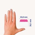 Zakładki indeksujące Avery, 50,8x38,1mm, 24 sztuki, pastelowe kropki
