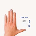 Zakładki indeksujące Avery , 25,4x38,1 mm, 40 sztuk, metaliczne