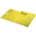Teczka Leitz Recycle z zapięciem A-4 PP, 3 cm, żółta