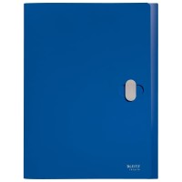 Teczka Leitz Recycle z zapięciem A-4 PP, 3cm, niebieska