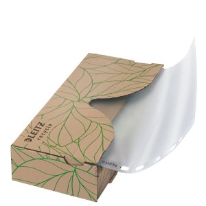 Koszulki groszkowe Leitz Recycle A-4, 70µm, 40 sztuk, w dyspenserze