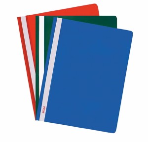 Skoroszyt plastikowy Biurfol Prestige Max A-4, czerwony