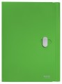 Teczka z klipsem Leitz Recycle A-4, PP, zielona