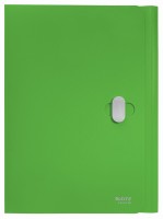 Teczka z klipsem Leitz Recycle A-4, PP, zielona