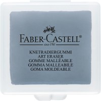 Gumka chlebowa Faber Castell w plastikowym etui, szara