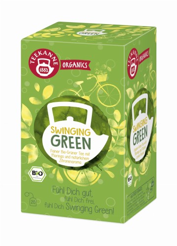 Herbata zielona Teekanne organiczna z cytryną, 20 torebek