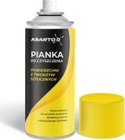 Pianka do czyszczenia powierzchni plastikowych Asarto, 400ml