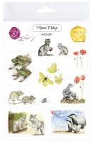 Magnesy elastyczne "Jak dobrze, że jesteś 3" Mama Maluje, 10 sztuk